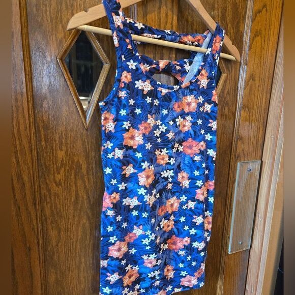 Forever 21 Floral Bodycon Tank Dress SMALL - Picture 2 of 8